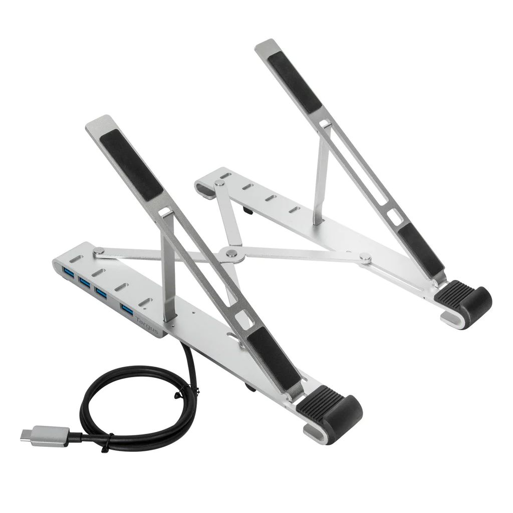 Targus Portable Stand with Integrated USB-A Hub Silver