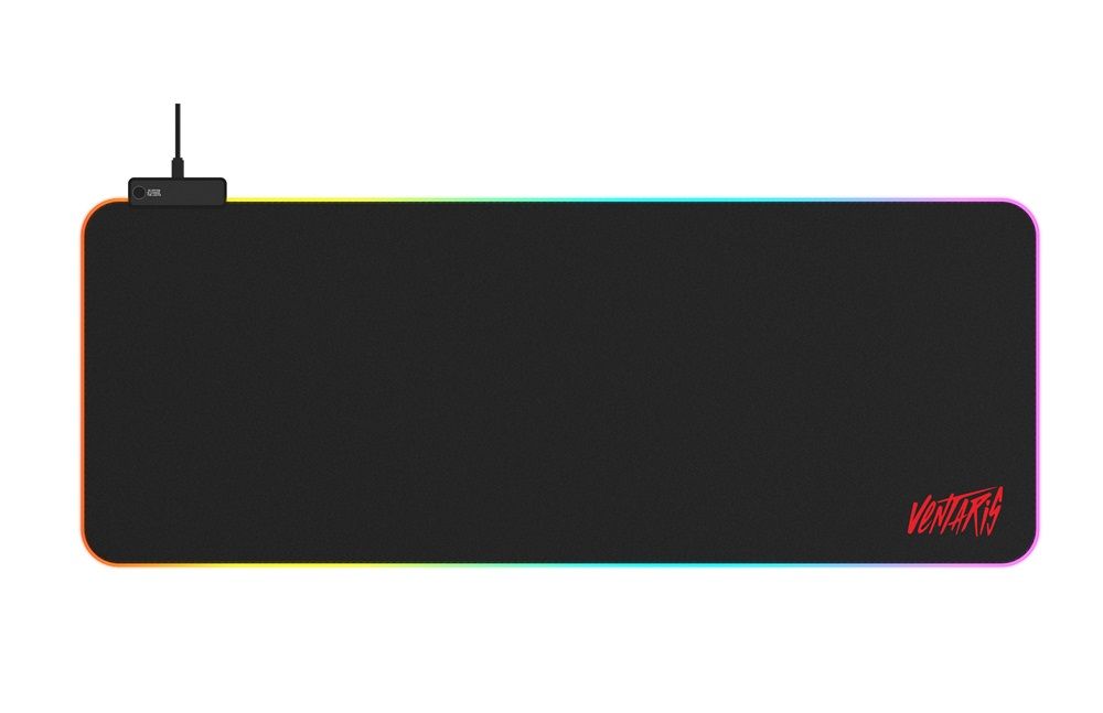Ventaris P600 RGB Gamer Egérpad Black