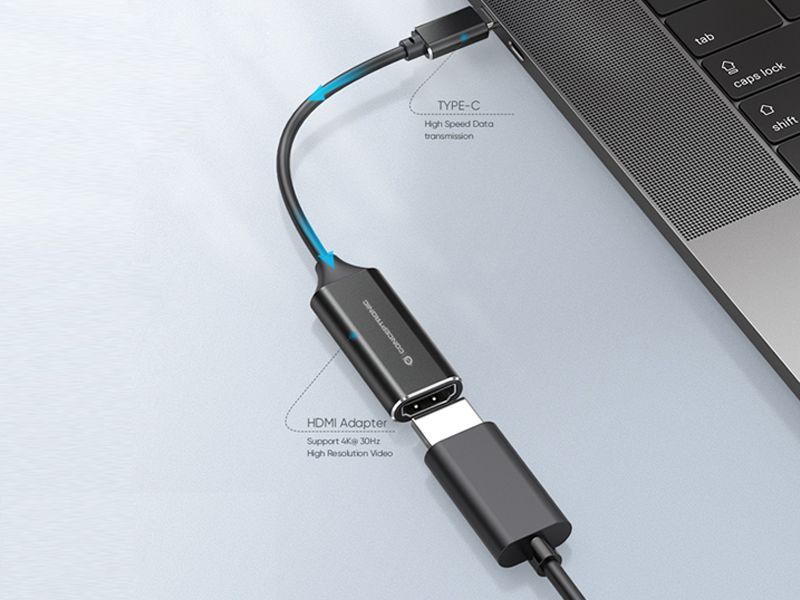 Conceptronic  ABBY03B USB-C to HDMI Adapter