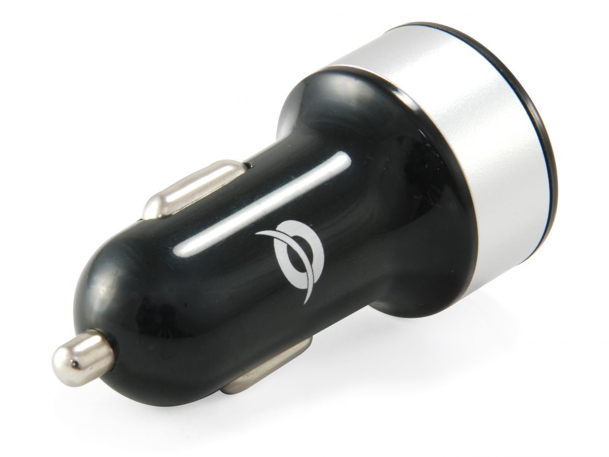 Conceptronic  CUSBCAR2A 2-Port USB Car Tablet Charger 2,1A Black