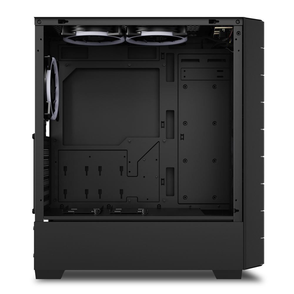 Sharkoon RGB Hex Tempered Glass Black