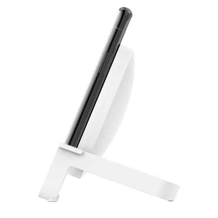 Belkin Boost Charge 10W Wireless Charging Stand 10W (AC Adapter Not Included) White