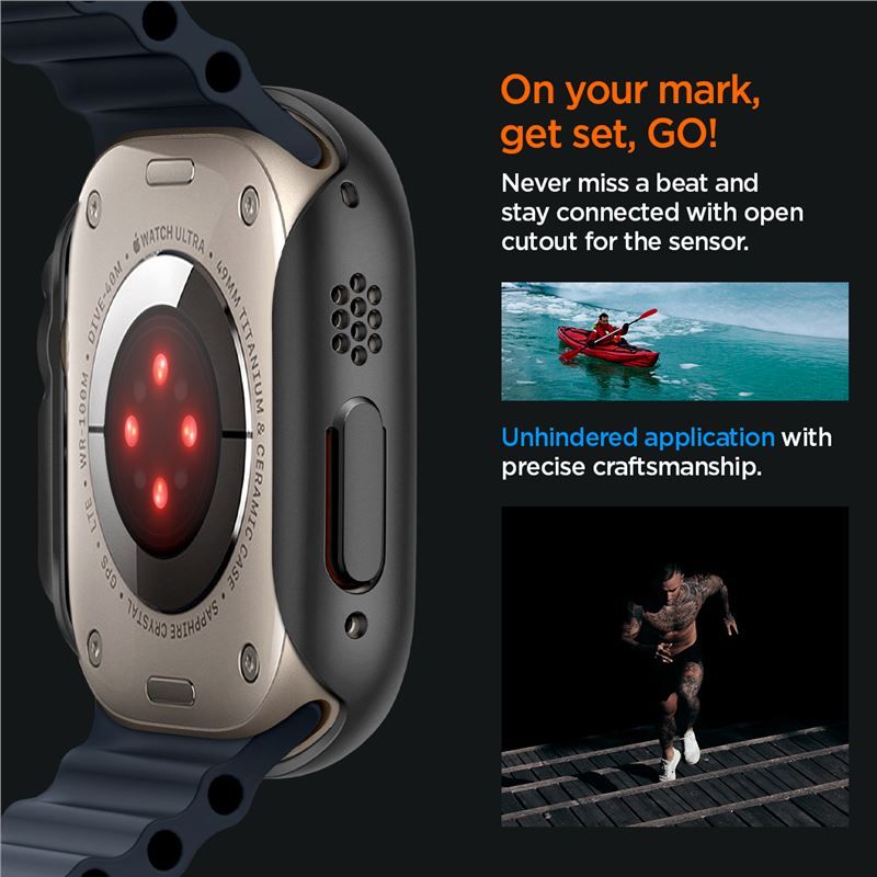 Spigen Thin Fit, black - Apple Watch Ultra 49mm