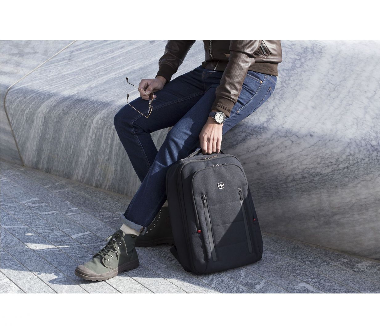 Wenger  City Traveler Travel Laptop Backpack 16" Black