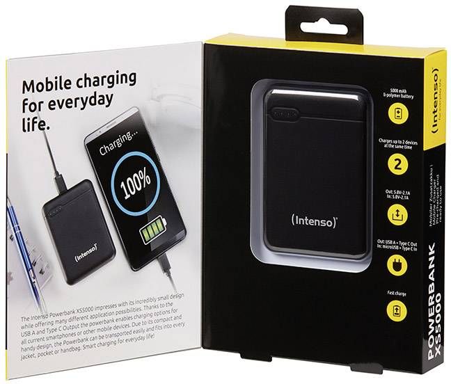 Intenso XS5000 5000mAh PowerBank Black