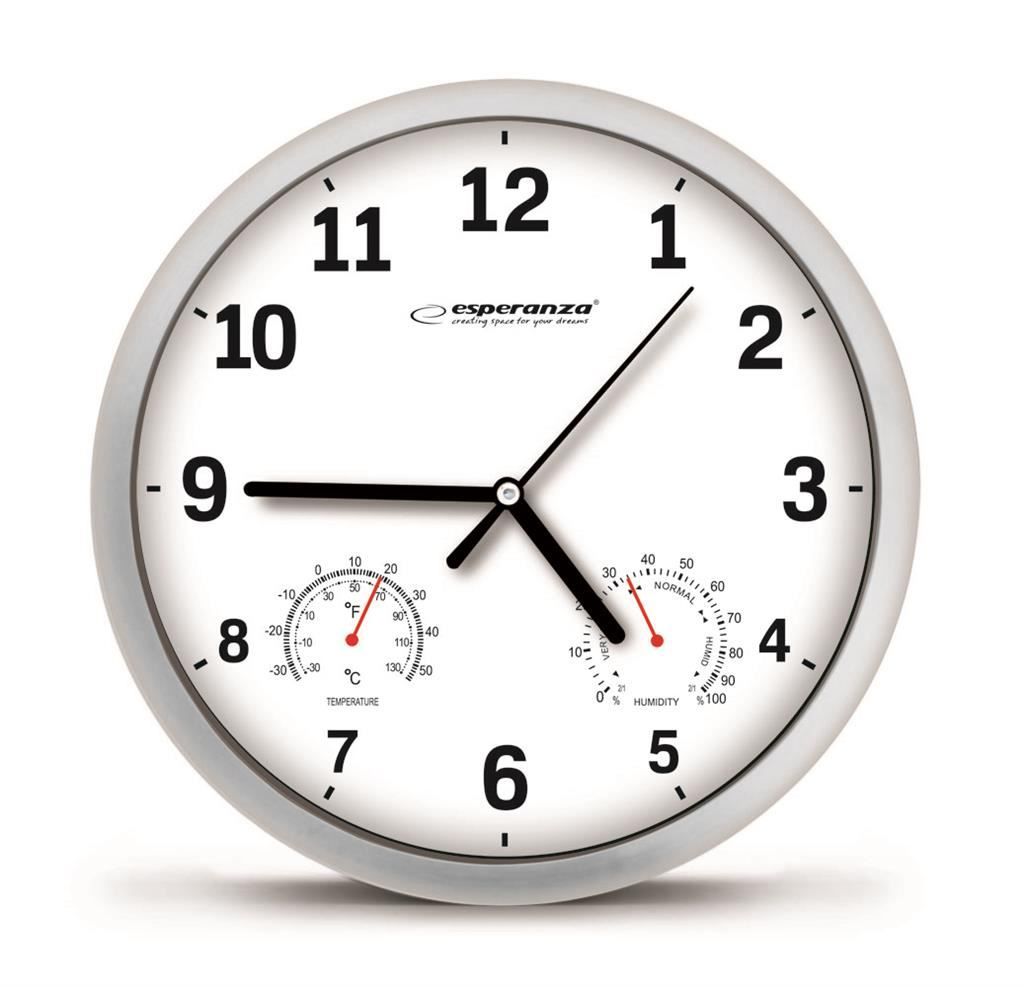 Platinet EHC016W Lyon Wall Clock White