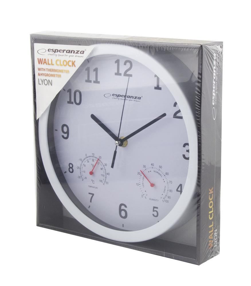 Platinet EHC016W Lyon Wall Clock White