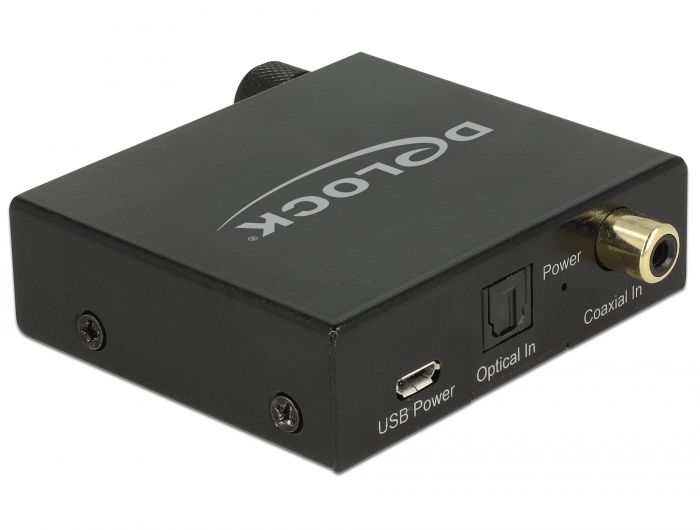 DeLock Digital Audio Converter to Analogue HD with Headphone Amplifier