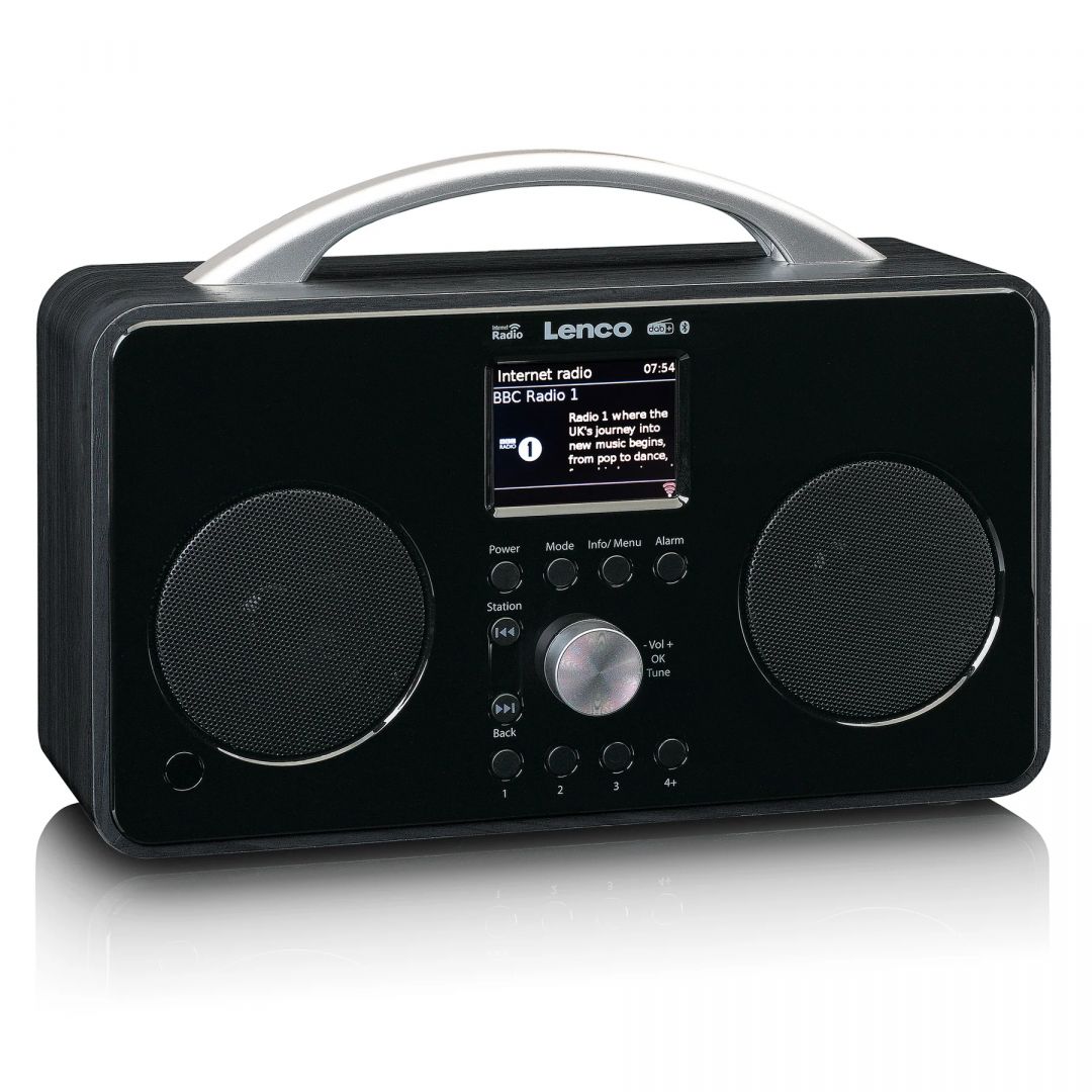 Lenco PIR-645WH  Internet, DAB, FM RADIO, Bluetooth Black