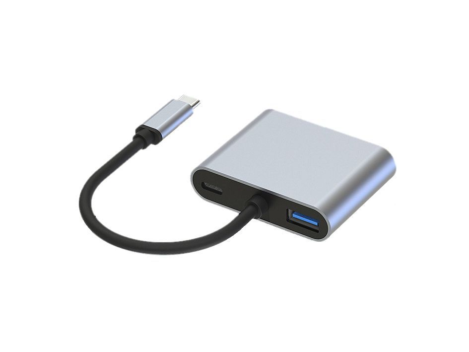 Conceptronic  DONN16G 4in1 USB3.2 Gen 1 Docking Station Grey