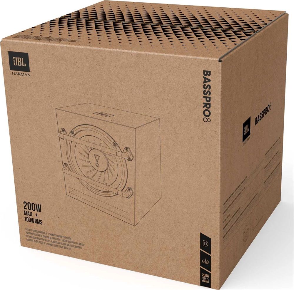 JBL JBL BASS PRO 8 autós mélysugárzó Black