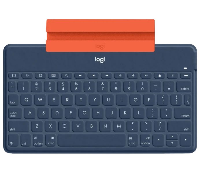 Logitech Keys-to-go Ultra-light Ultra-Portable Bluetooth Keyboard for iPhone iPad Apple TV and Mac ClassicBlue UK