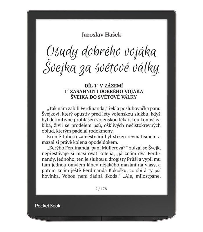 PocketBook InkPad 4 7,8" E-book olvasó 32GB Stardust Silver