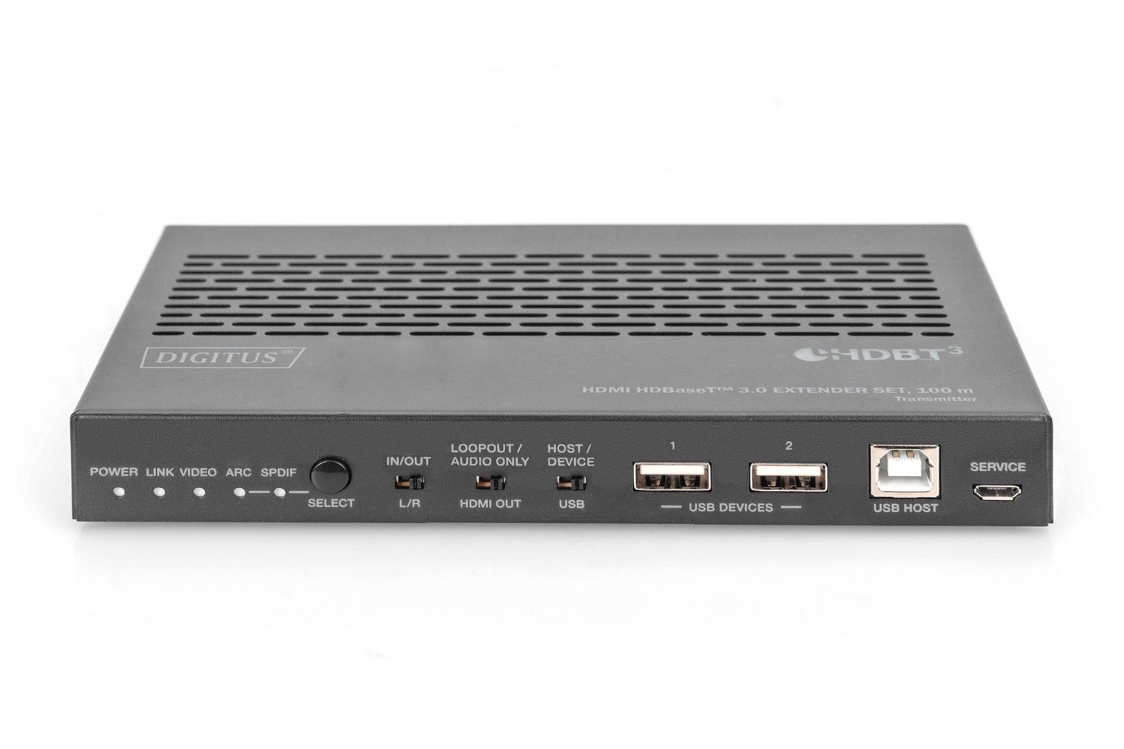 Digitus DS-55523 HDMI HDBaseT 3.0 Extender Set 100m Black