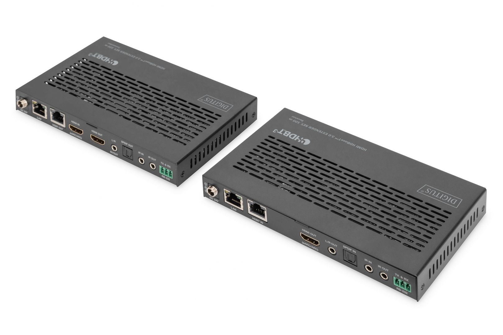 Digitus DS-55523 HDMI HDBaseT 3.0 Extender Set 100m Black