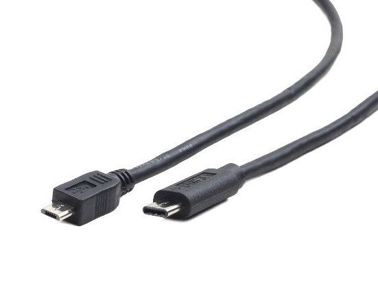 Gembird CCP-USB2-MBMCM-1M USB TYPE-C -> micro USB 2.0 BM cable 1m Black