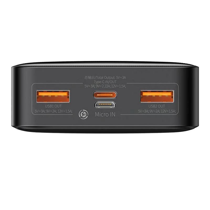 Baseus Bipow 20000mAh Powerbank Black