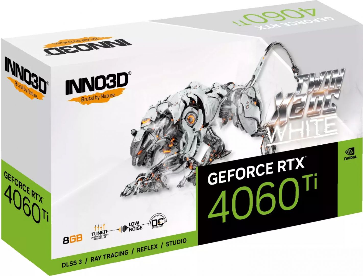 Inno3D Geforce RTX4060 TI 8GB Twin X2 OC White