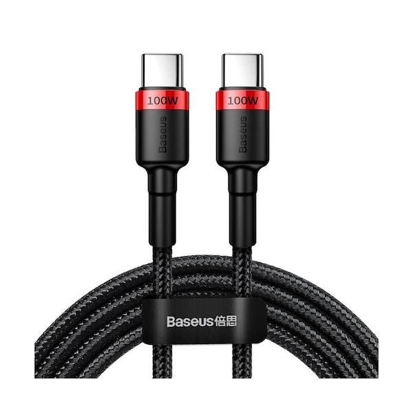 Baseus Baseus Cafule Type-C/Type-C 100W Cable 2m Black/Red