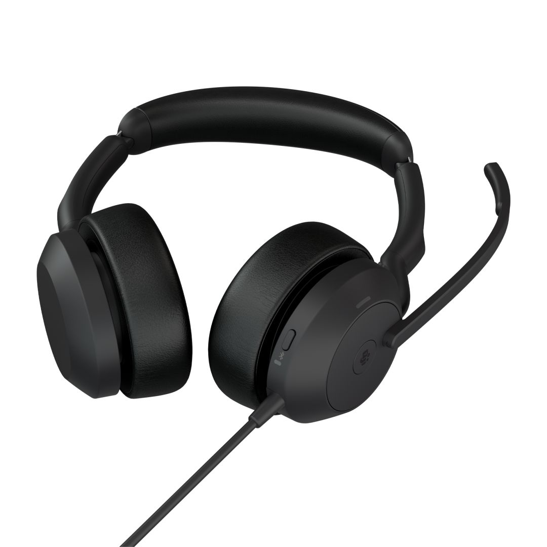 Jabra Evolve2 50  USB-A MS Stereo Headset Black