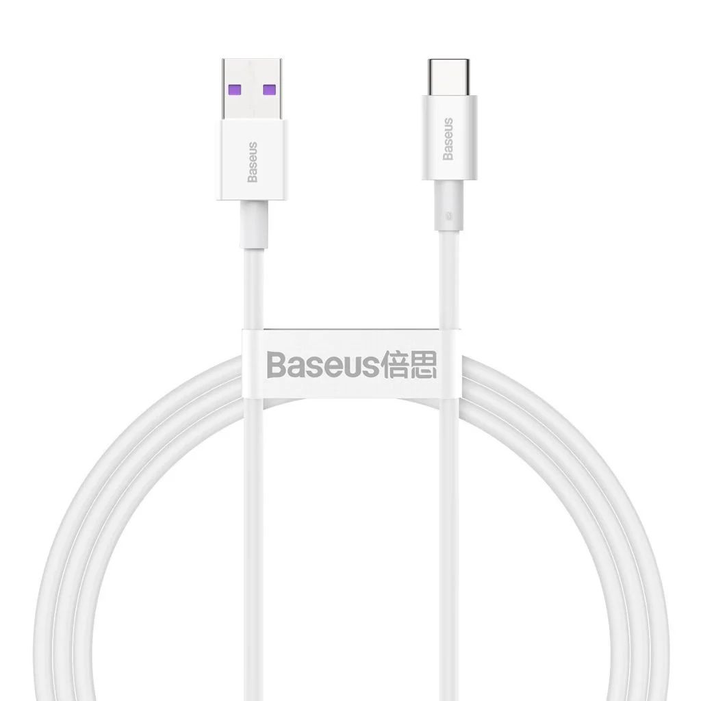 Baseus Superior USB-A USB-C 1m White