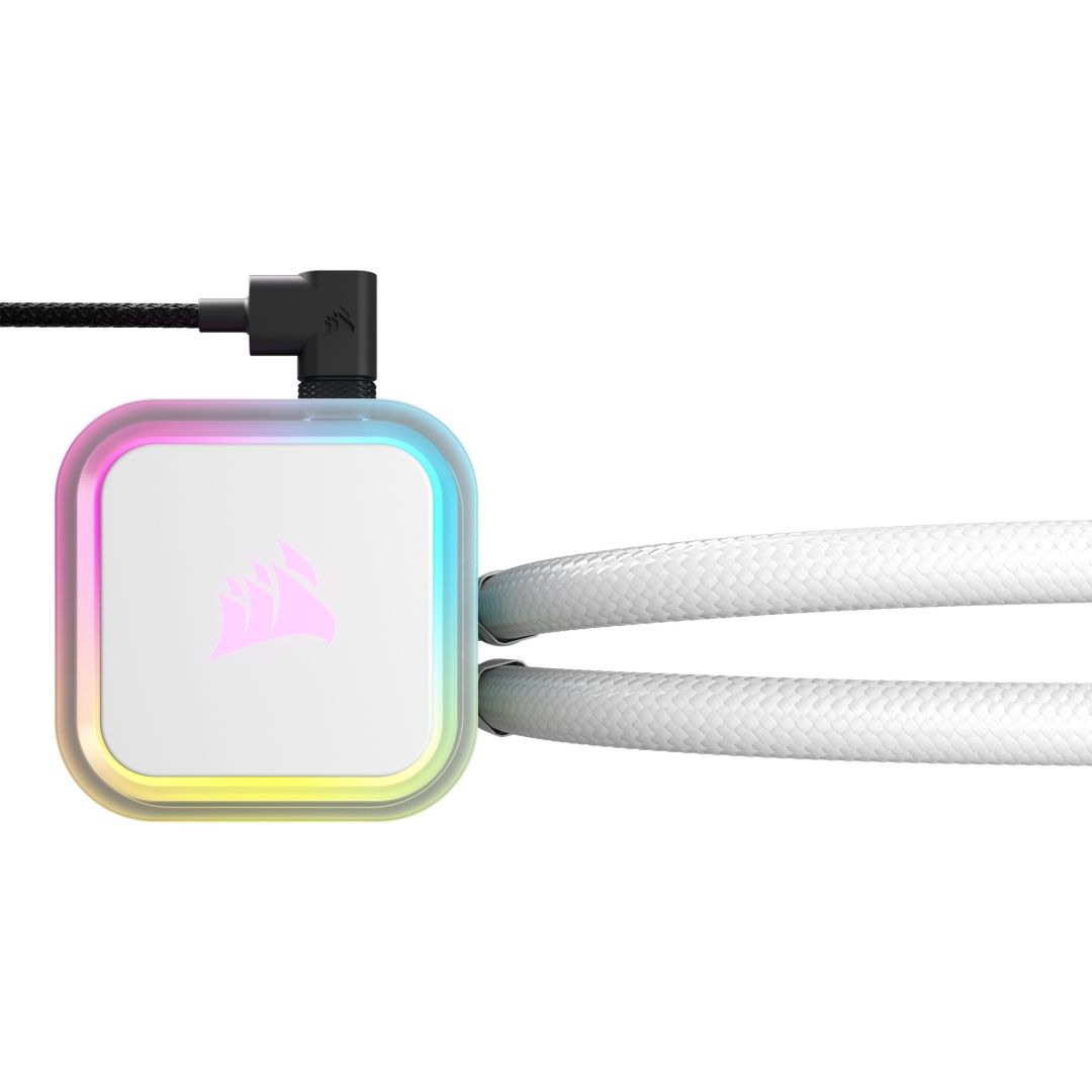 Corsair iCUE H100i RGB Elite Liquid CPU Cooler White