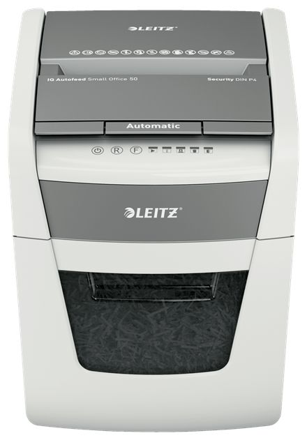 Leitz IQ AutoFeed SmallOffice 50X P4 Pro Iratmegsemmisítő White