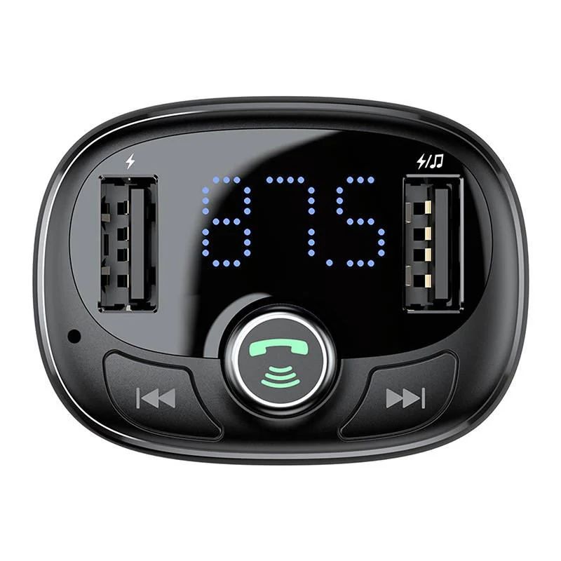 Baseus T-Types S-09 Bluetooth FM Transmitter Black