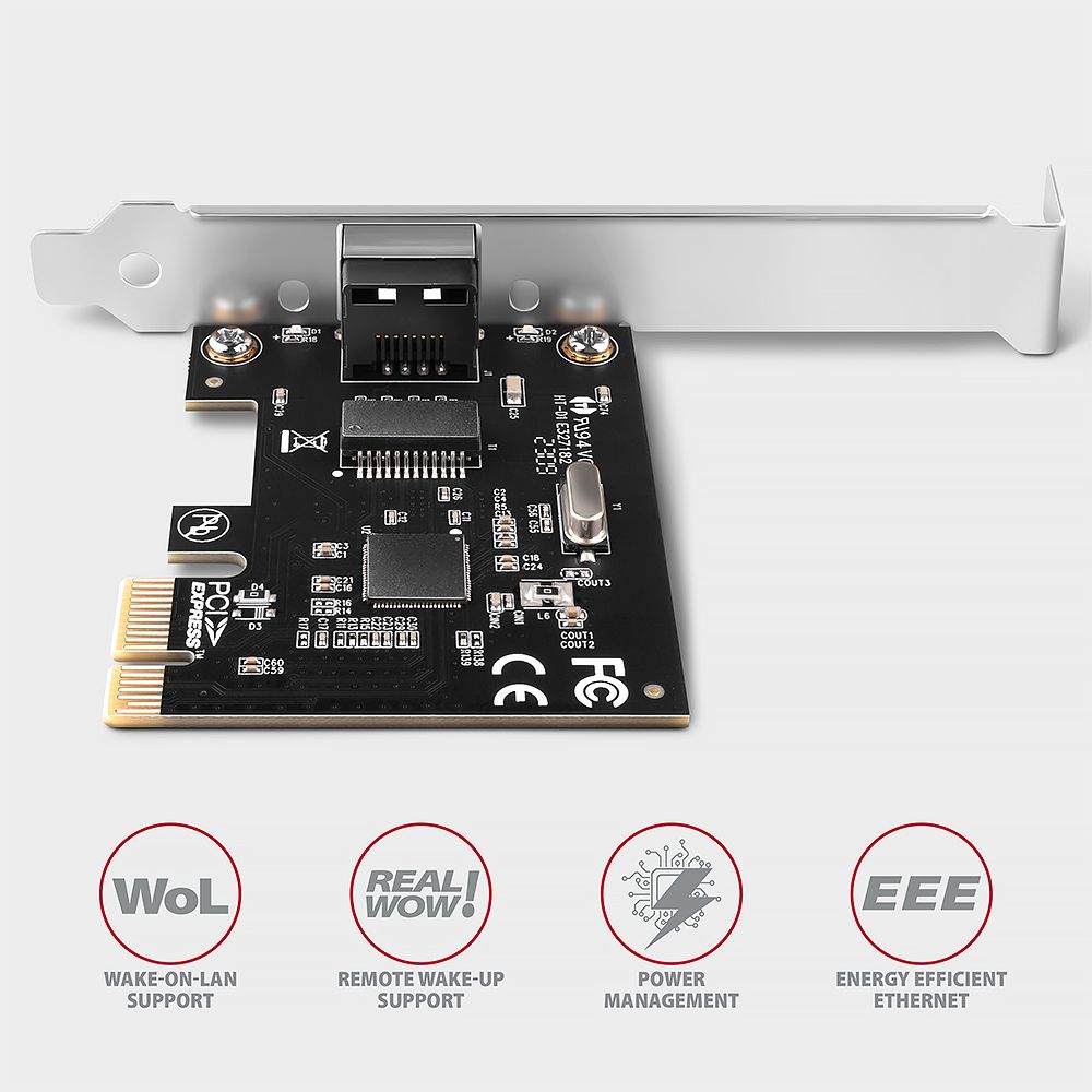 AXAGON PCEE-GRL PCIe gigabit ethernet