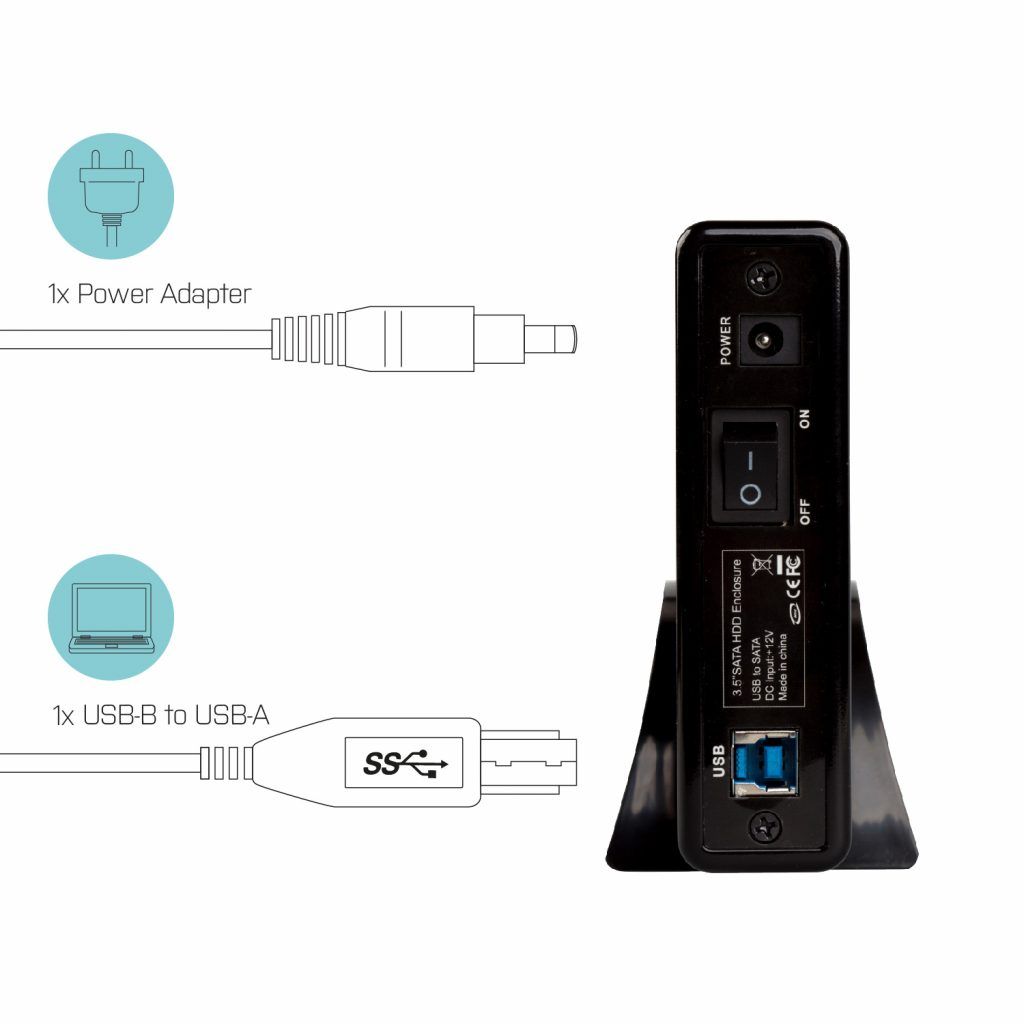 I-TEC MySafe Advance Black 3.5" USB 3.0 Black