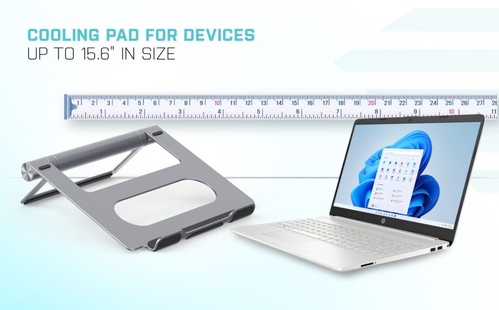 I-TEC Metal Notebook Stand up-to 15.6” with USB-C Docking Station Grey