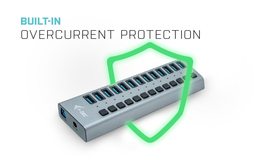 I-TEC 13 port USB 3.0 Charging Hub+Power Adapter 60W Grey