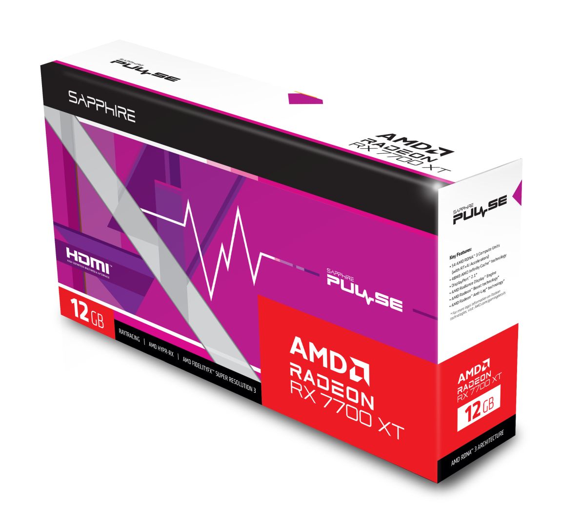 Sapphire Radeon RX 7700XT 12GB DDR6 Pulse