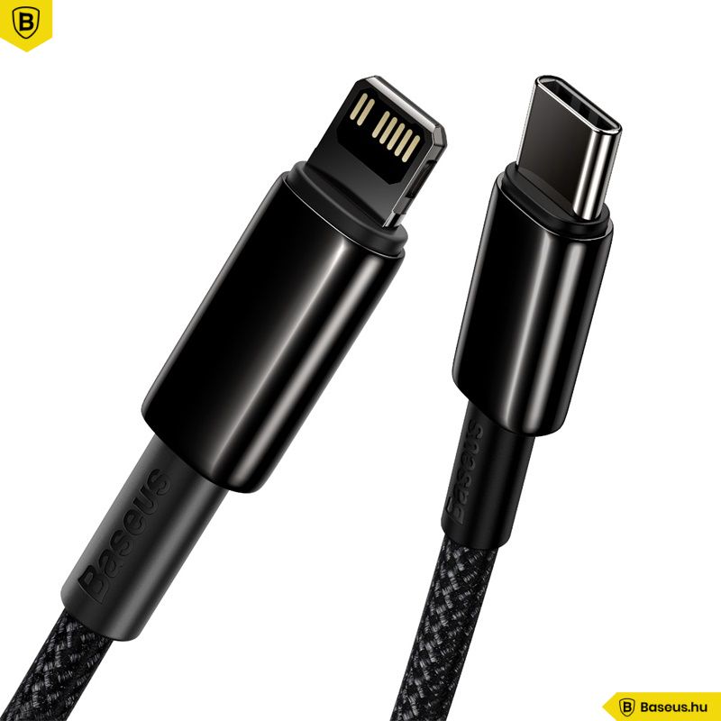 Baseus Tungsten Gold Lightning Cable 2m Black