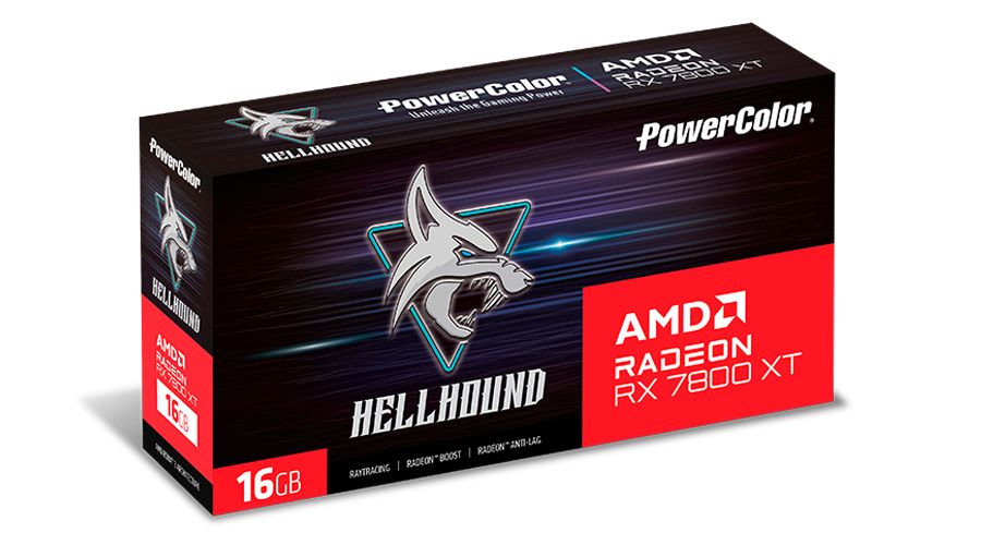 PowerColor TUL Video Card RX7800XT 16G-L/OC