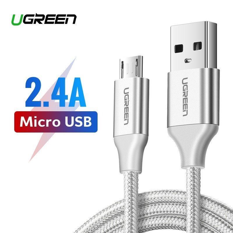 UGREEN USB- Micro USB Cabel 2m White
