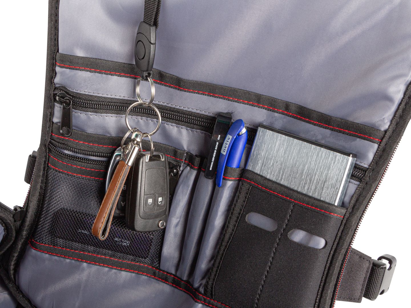 Genesis Pallad 550 Notebook táska 17,3" Black