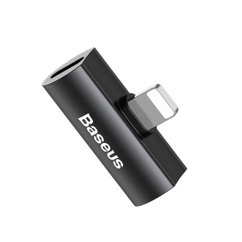 Baseus CAL46-01 L46 2xLightning adapter Black