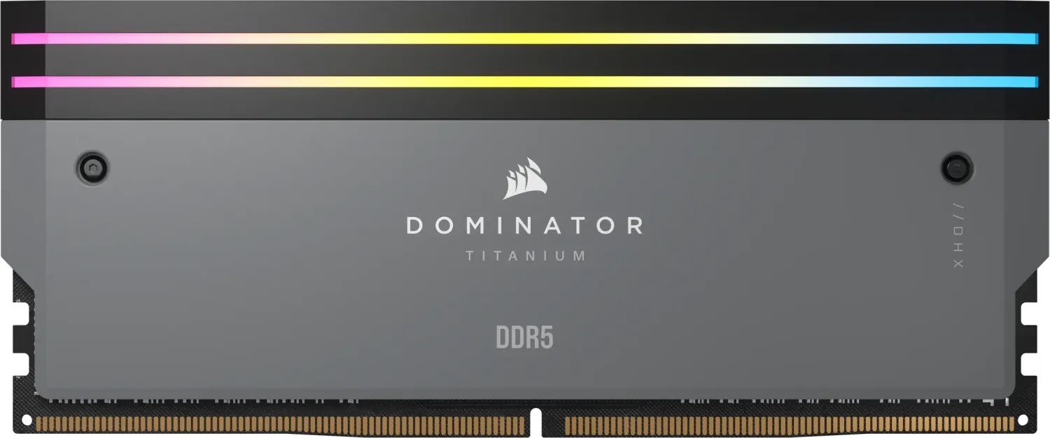 Corsair 64GB DDR5 6000MHz Kit(2x32GB) Dominator Titanium RGB Black
