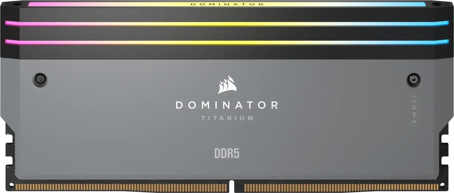 Corsair 64GB DDR5 6000MHz Kit(2x32GB) Dominator Titanium RGB Black