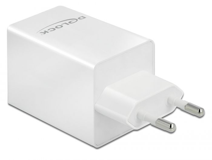 DeLock USB Charger USB Type-C PD 3.0 and USB Type-A with 48W White