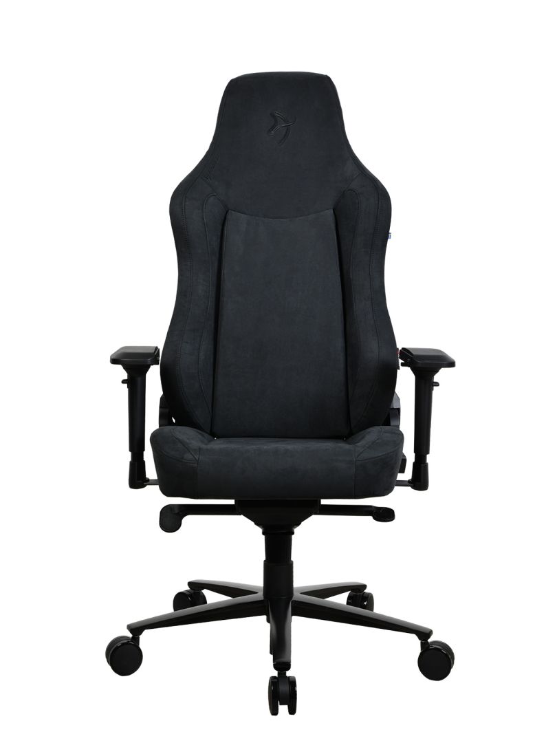 Arozzi Vernazza Supersoft Fabric Gaming Chair Pure Black