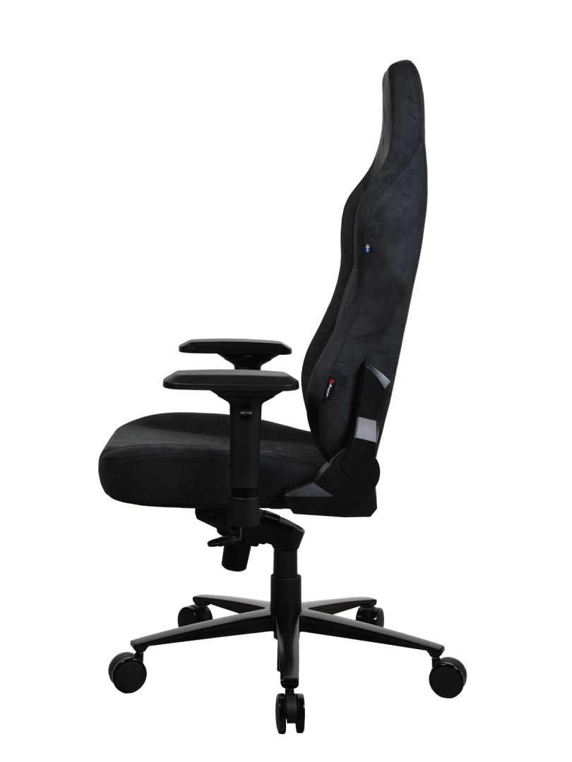 Arozzi Vernazza Supersoft Fabric Gaming Chair Pure Black