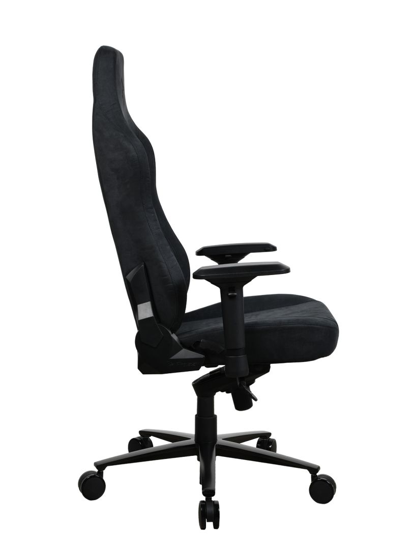 Arozzi Vernazza Supersoft Fabric Gaming Chair Pure Black