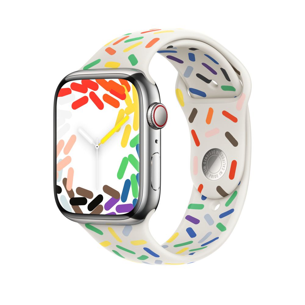 Apple Watch 45mm Band: Sport Band S/M Pride Edition