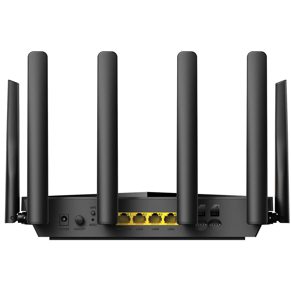 Cudy LT700 4G LTE Cat6 AC1200 Gigabit Wi-Fi Router Black