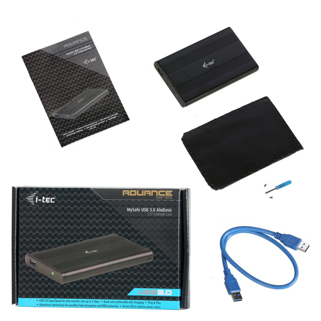 I-TEC MySafe Advance AluBasic 2,5" USB 3.0 Black
