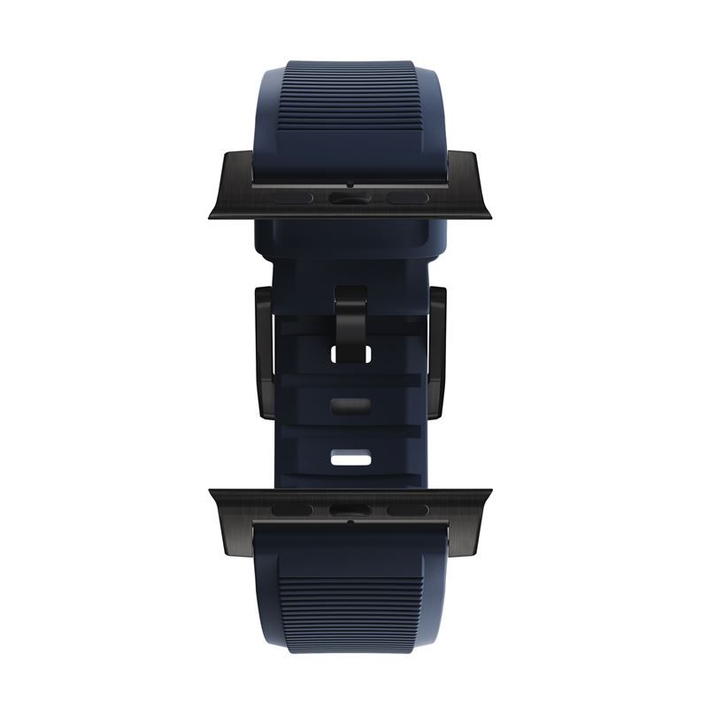 Nomad Rugged Strap, atlantic blue/black - AW Ultra 2/1 49mm 9/8/7 45mm/6/SE/5/4 44mm/3/2/1 42mm