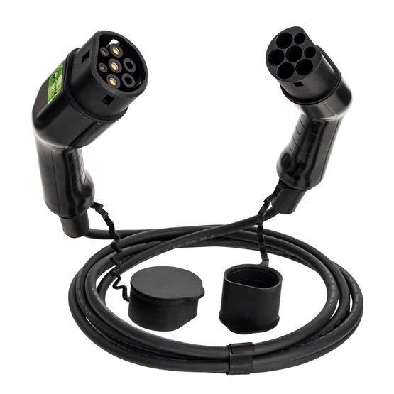 Sibrid Type 2 - Type 2 32A Elektromos Autó töltőkábel 5m Black