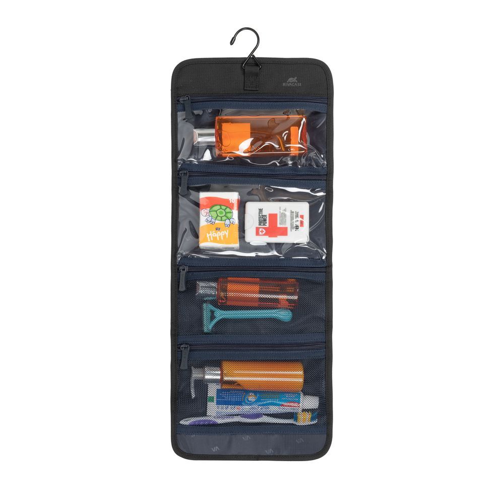 RivaCase 8408 Tegel ECO Compact Travel toiletry case Black